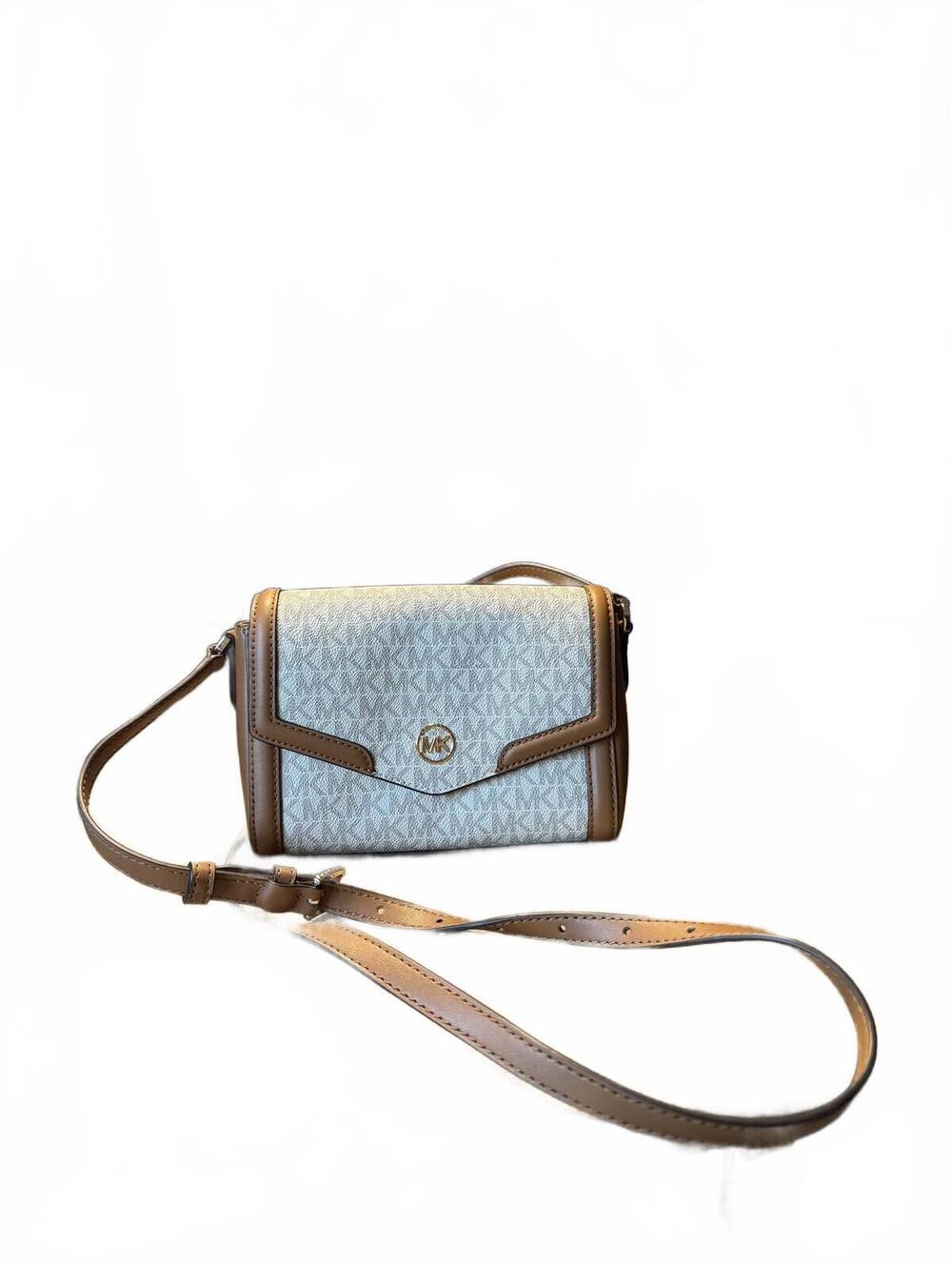 Michael Kors Monogram Crossbody Bag with Adjustable Strap